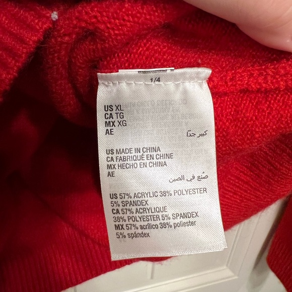 INC Ruffled Sweater Size XL - Picture 5 of 6